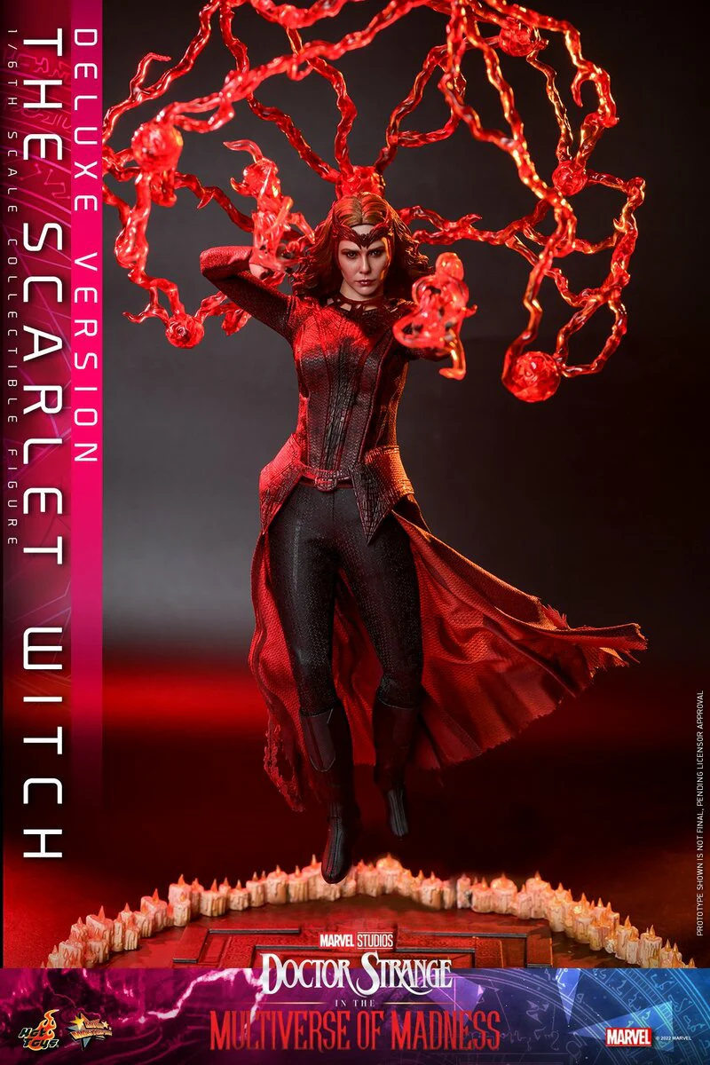 Preventa Figura The Scarlet Witch (Deluxe Edition) - Doctor Strange in the Multiverse of Madness marca Hot Toys MMS653 escala 1/6 - Image 13