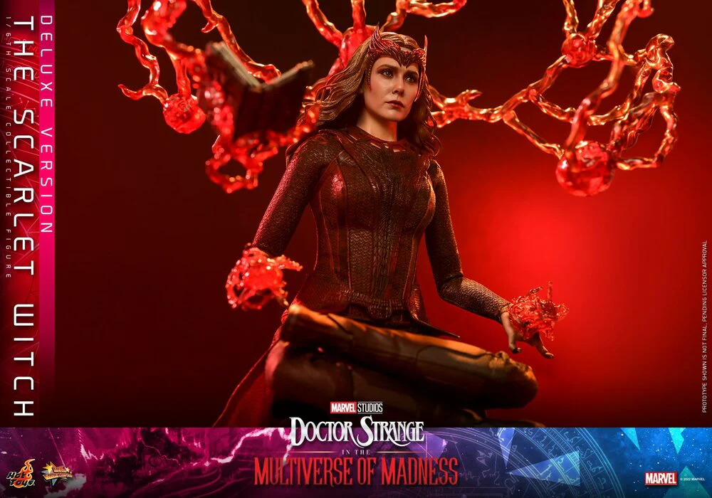 Preventa Figura The Scarlet Witch (Deluxe Edition) - Doctor Strange in the Multiverse of Madness marca Hot Toys MMS653 escala 1/6 - Image 14