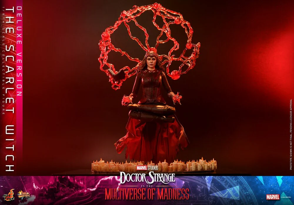 Preventa Figura The Scarlet Witch (Deluxe Edition) - Doctor Strange in the Multiverse of Madness marca Hot Toys MMS653 escala 1/6 - Image 16