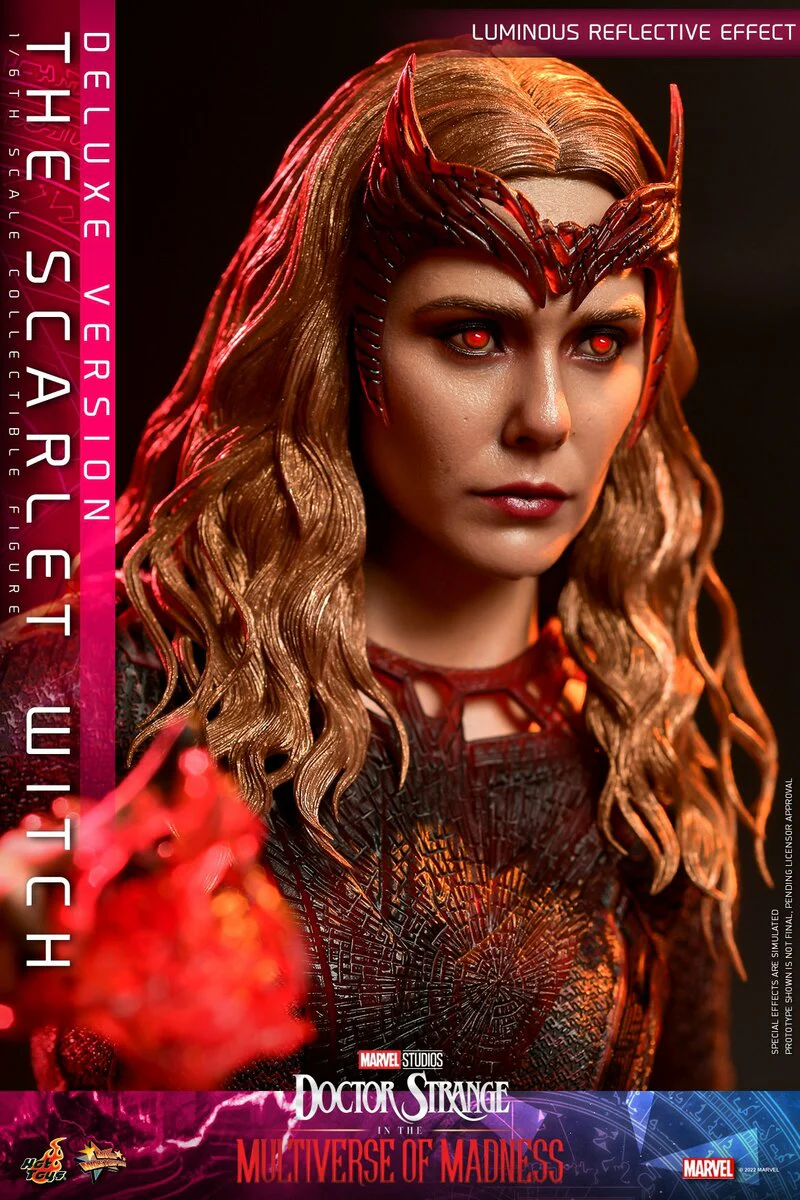 Preventa Figura The Scarlet Witch (Deluxe Edition) - Doctor Strange in the Multiverse of Madness marca Hot Toys MMS653 escala 1/6 - Image 19