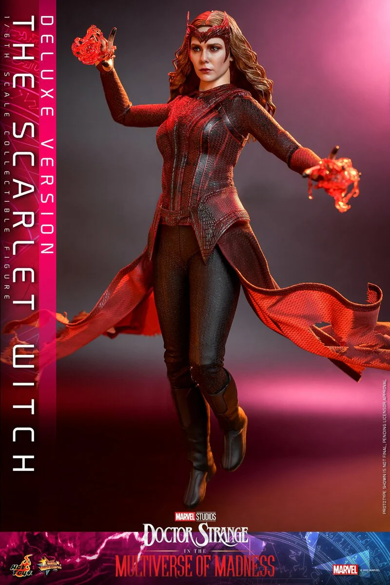 Preventa Figura The Scarlet Witch (Deluxe Edition) - Doctor Strange in the Multiverse of Madness marca Hot Toys MMS653 escala 1/6 - Image 4