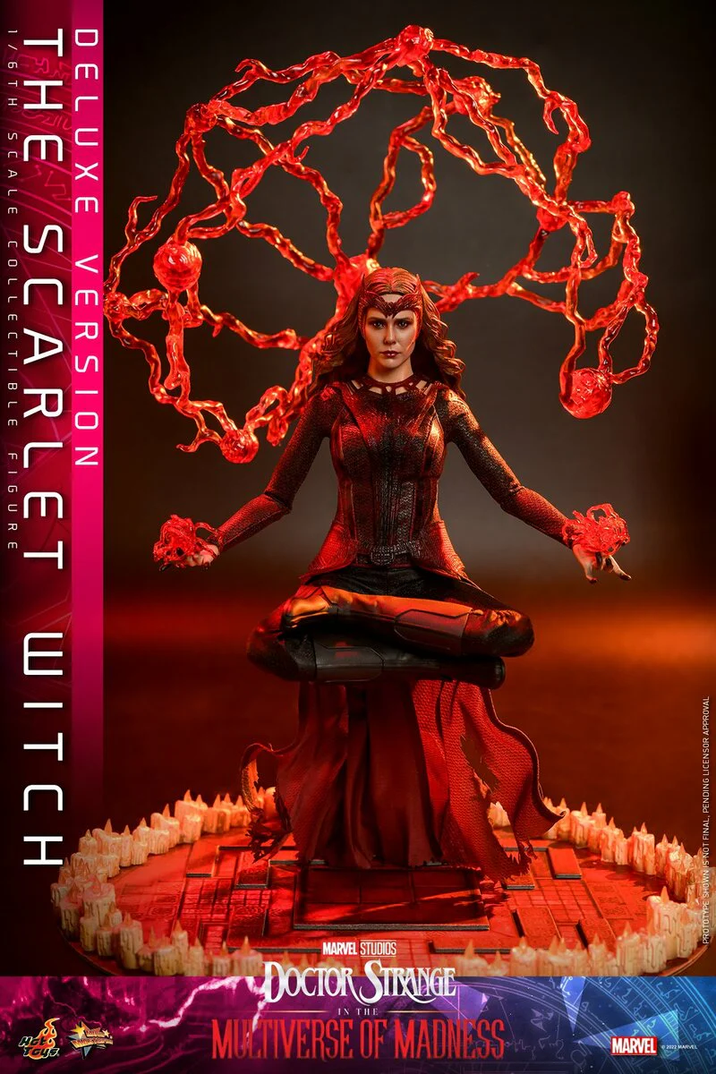 Preventa Figura The Scarlet Witch (Deluxe Edition) - Doctor Strange in the Multiverse of Madness marca Hot Toys MMS653 escala 1/6 - Image 6