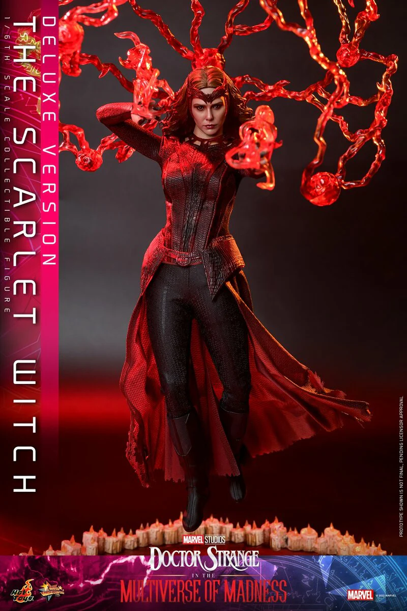 Preventa Figura The Scarlet Witch (Deluxe Edition) - Doctor Strange in the Multiverse of Madness marca Hot Toys MMS653 escala 1/6 - Image 7
