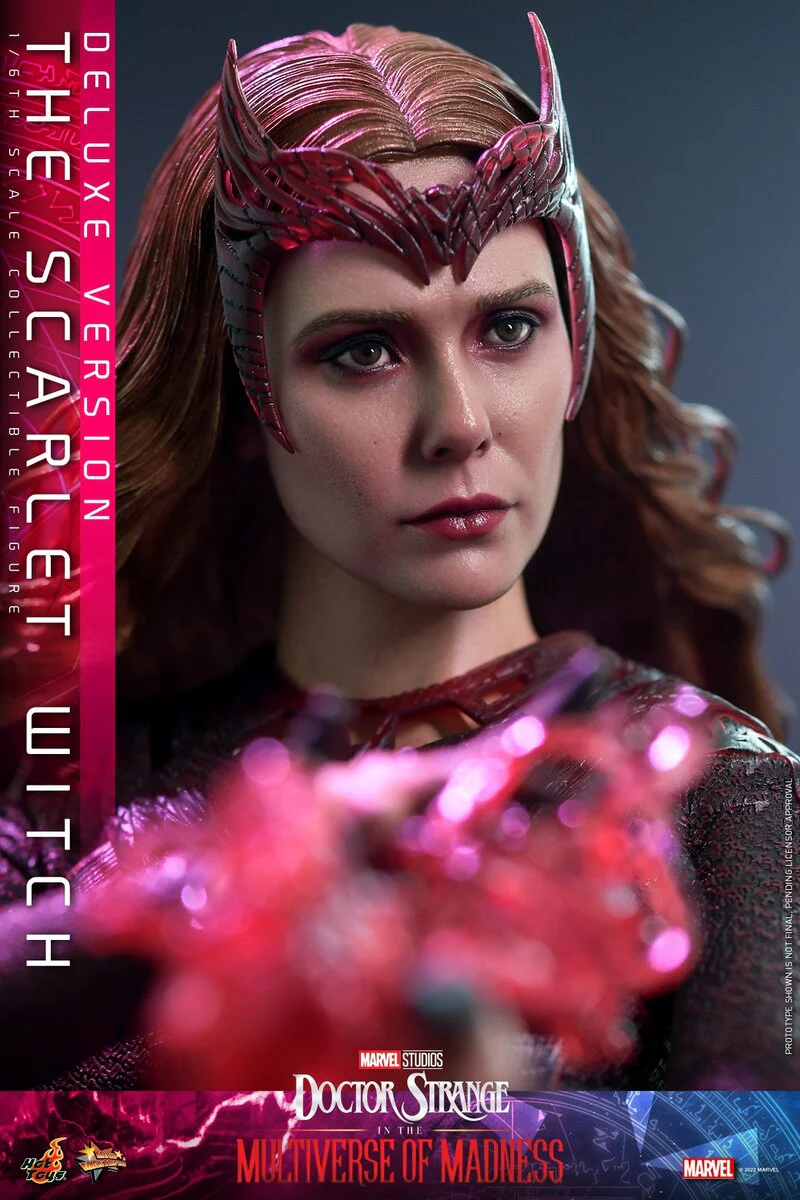 Preventa Figura The Scarlet Witch (Deluxe Edition) - Doctor Strange in the Multiverse of Madness marca Hot Toys MMS653 escala 1/6 - Image 8