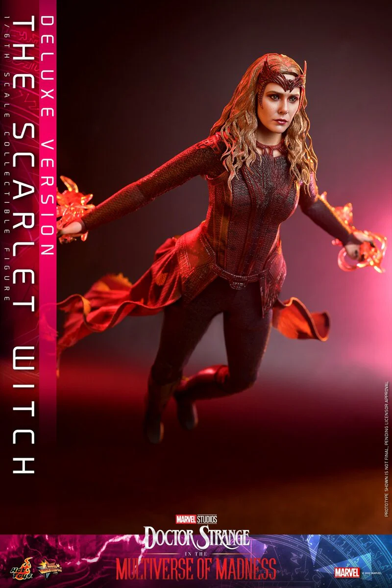 Preventa Figura The Scarlet Witch (Deluxe Edition) - Doctor Strange in the Multiverse of Madness marca Hot Toys MMS653 escala 1/6 - Image 9