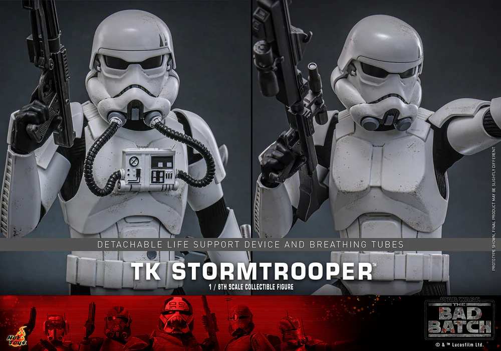 Preventa Figura TK Stormtrooper (Special Edition) - Star Wars: The Bad Batch marca Hot Toys TMS175B escala 1/6 - Image 16