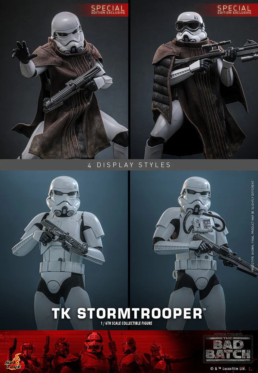 Preventa Figura TK Stormtrooper (Special Edition) - Star Wars: The Bad Batch marca Hot Toys TMS175B escala 1/6 - Image 19