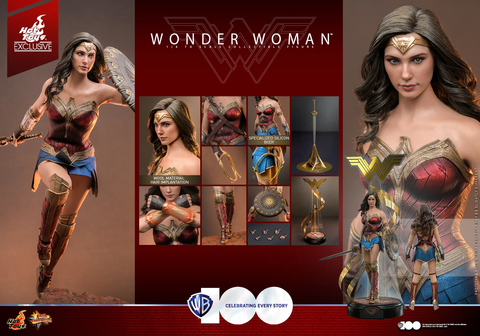 Preventa Figura WB100 WONDER WOMAN (EXCLUSIVA) marca Hot Toys MMS698 escala 1/6 (SOLO 7 DIAS DE PREVENTA) - Image 15