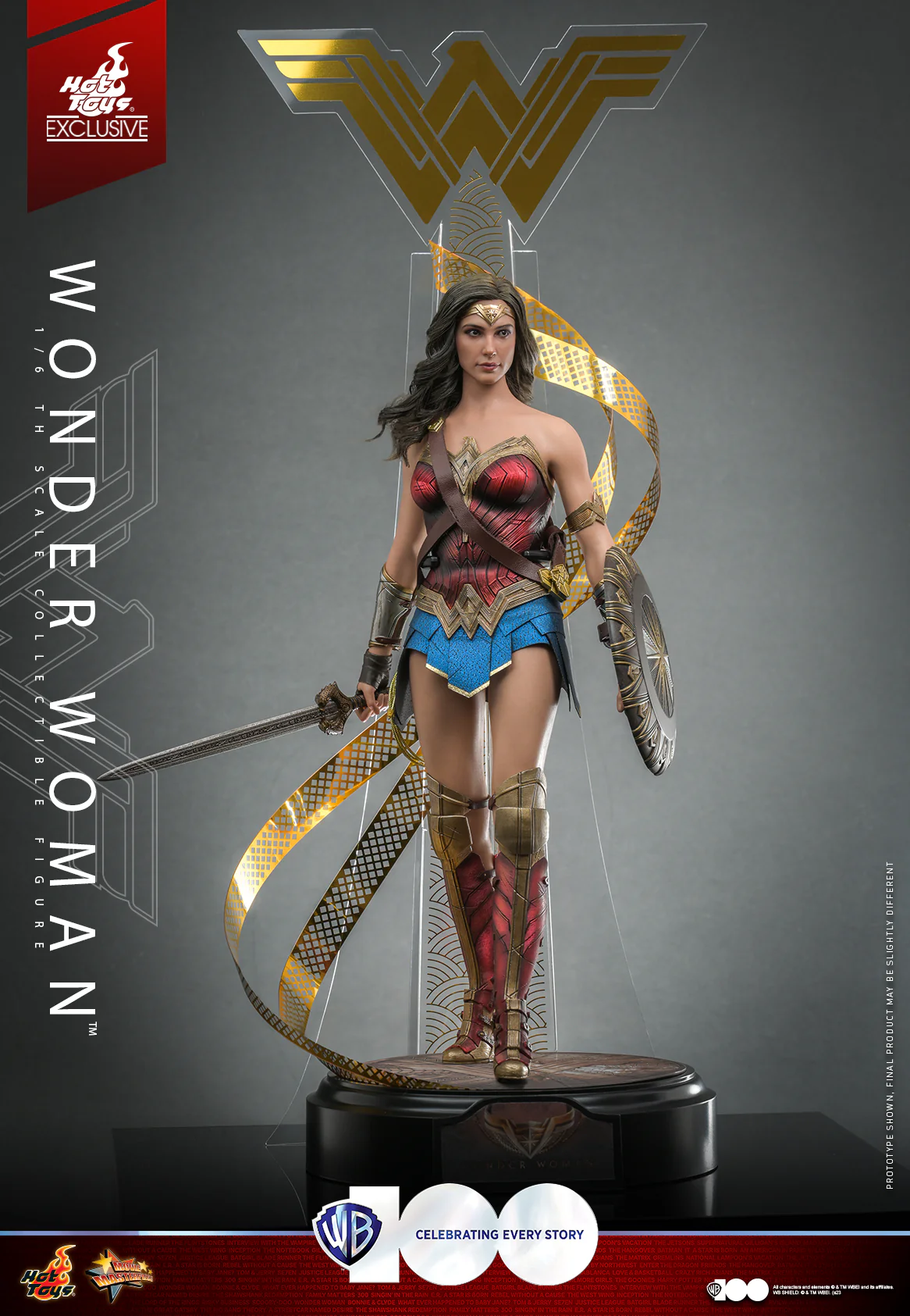 Preventa Figura WB100 WONDER WOMAN (EXCLUSIVA) marca Hot Toys MMS698 escala 1/6 (SOLO 7 DIAS DE PREVENTA) - Image 2