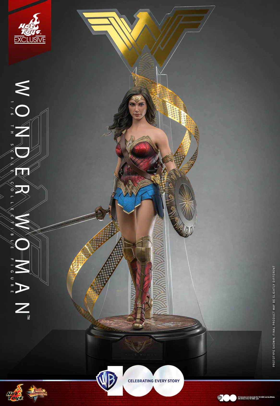 Preventa Figura WB100 WONDER WOMAN (EXCLUSIVA) marca Hot Toys MMS698 escala 1/6 (SOLO 7 DIAS DE PREVENTA) - Image 4