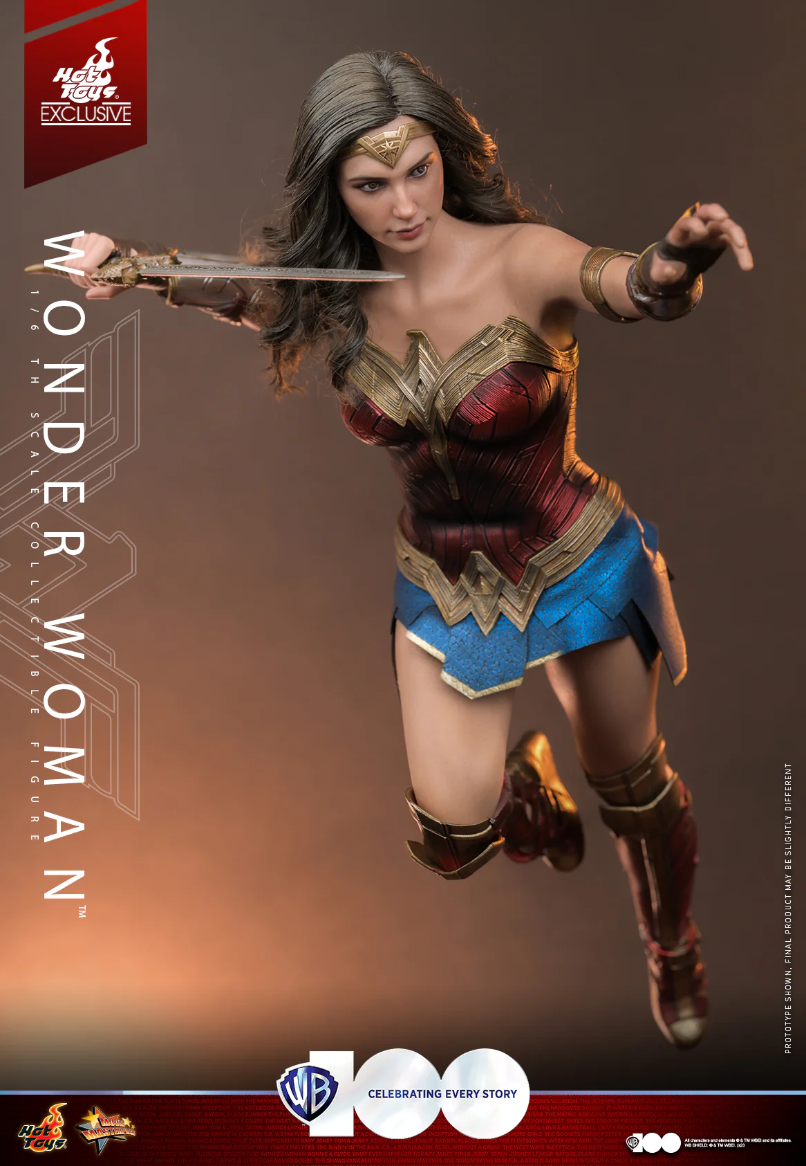 Preventa Figura WB100 WONDER WOMAN (EXCLUSIVA) marca Hot Toys MMS698 escala 1/6 (SOLO 7 DIAS DE PREVENTA) - Image 9