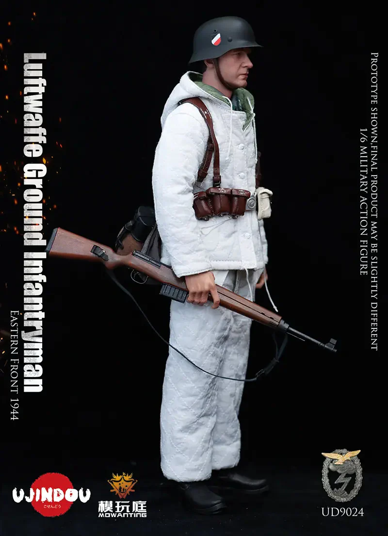 Preventa Figura WWII German Luftwaffe Field Divisions - Infantry Eastern Front 1944 marca Ujindou UD9024 escala 1/6 - Image 15