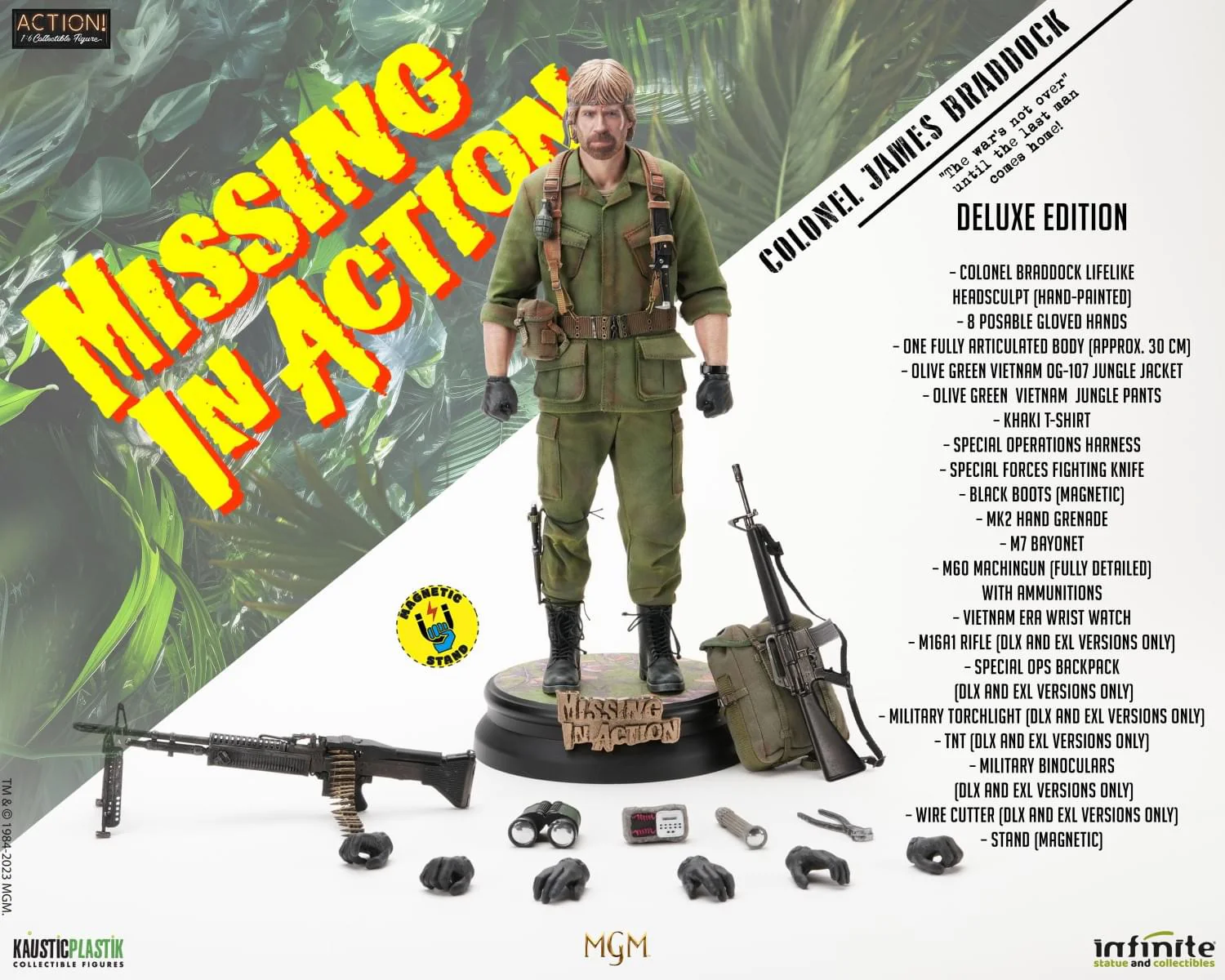 Pedido Figura Colonel James Braddock (Deluxe Edition) - Missing in Action marca Infinite Statue escala 1/6 - Image 20
